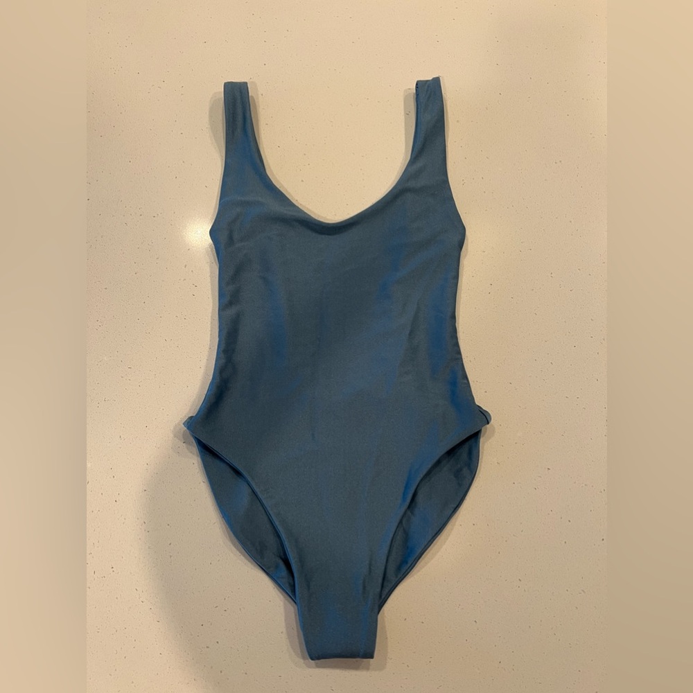 Jade Swim Blue One Piece Swimsuit